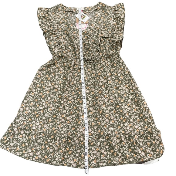 Umgee Ditsy Floral Ruffle Short Dress - Picture 8 of 15